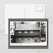  foto van Paul Revere House Boston MA uit 1900 Briefkaart (Voorkant / Achterkant)