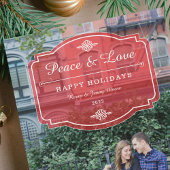 Foto van Peace and Love Holiday Feestdagenkaart