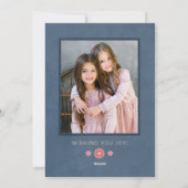 Foto van Peace on Earth Angel Folk Feestdagenkaart (Achterkant)