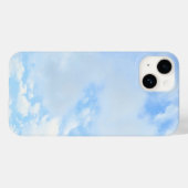 Foto van Peaceful Light Blue Sky Simple Case-Mate iPhone Case (Achterkant (horizontaal))