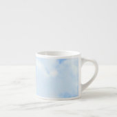 Foto van Peaceful Light Blue Sky Simple Espresso Kop (Rechts)