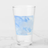 Foto van Peaceful Light Blue Sky Simple Glas (Voorkant)