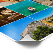 foto van Peloponnes, Griekenland, Europa Perfect Poster (Hoek)