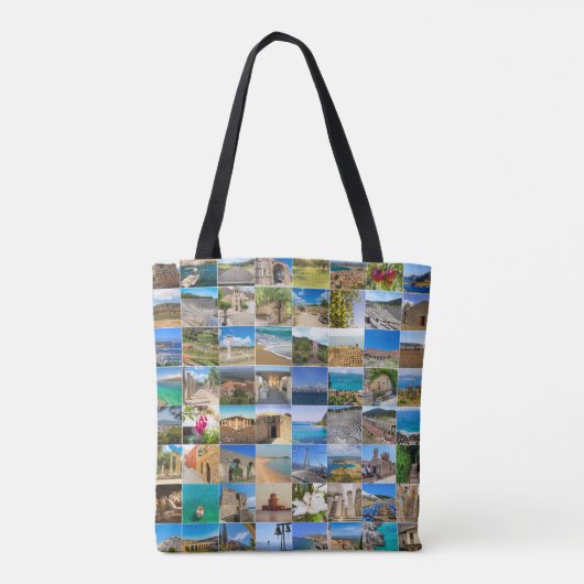 foto van Peloponnes, Griekenland, Europa Tote Bag (Achterkant)