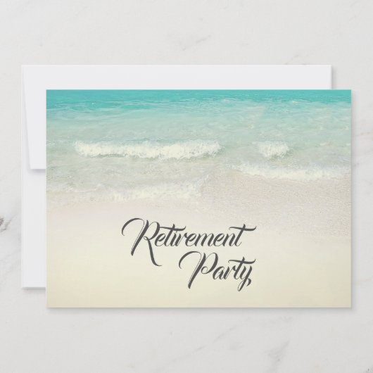 Foto van Pensioenpartij Modern Stijlvolle Typograf Kaart (Achterkant)