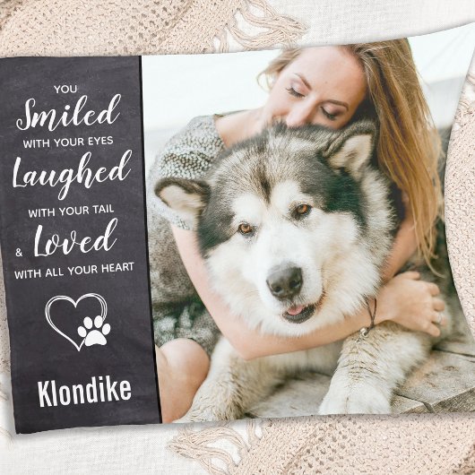 Foto van Pet Dog Memorial Fleece Deken