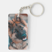 Foto van Pet Dog Memorial Sleutelhanger (achterkant)