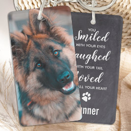 Foto van Pet Dog Memorial Sleutelhanger