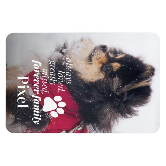 Foto van Pet Loss Memorial Magneet (Horizontaal)