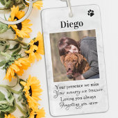 Foto van Pet Memorial Dog Loss Sleutelhanger
