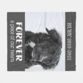 Foto van Pet Memorial Fleece Deken (Voorkant (Horizontaal))