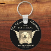 Foto van Pet Memorial in Loving Memory Sleutelhang Sleutelhanger (Voorkant)