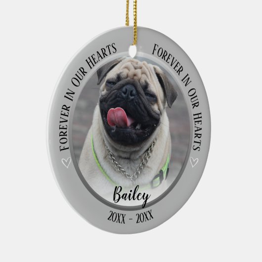 Foto van Pet Memorial Keepomwille Ornament (Rechts)