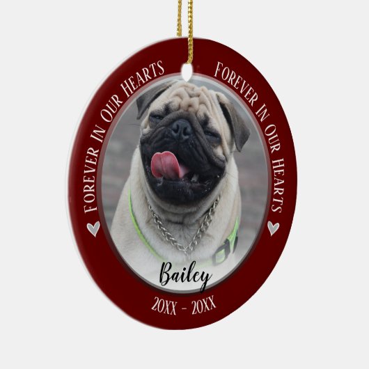 Foto van Pet Memorial Keepomwille Ornament (Rechts)