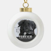 Foto van Pet Memorial Keramische Bal Ornament (Voorkant)