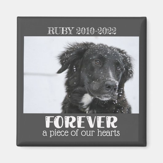Foto van Pet Memorial Magneet (Voorkant)
