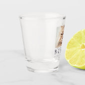 Foto van Pet Memorial Modern Simple Chic Shot Glas (Links)