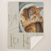 Foto van Pet Memorial Sherpa Blanket Sherpa Deken (Voorkant)