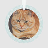 Foto van Pet - Speciaal Oranje tablet Ornament (achterkant)