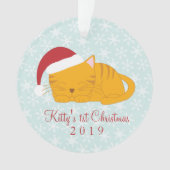 Foto van Pet - Speciaal Oranje tablet Ornament (voorkant)