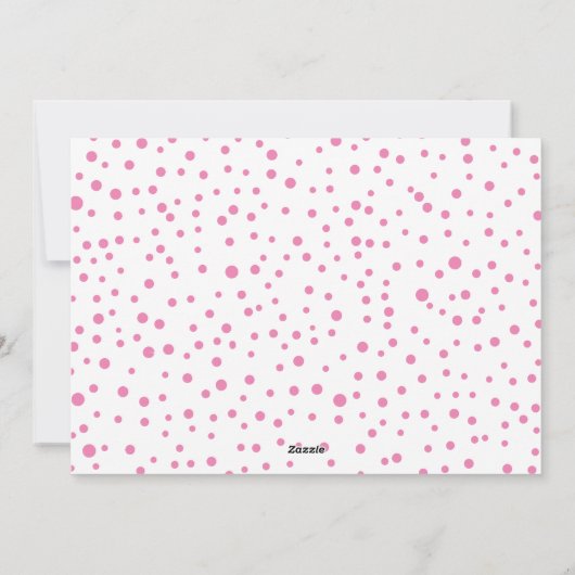 Foto van Pink Joy en kerst bloemenkrans Feestdagenkaart (Achterkant)