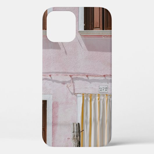 FOTO VAN PINKBOUW MET GEEL DEUR Case-Mate iPhone CASE (Achterkant)