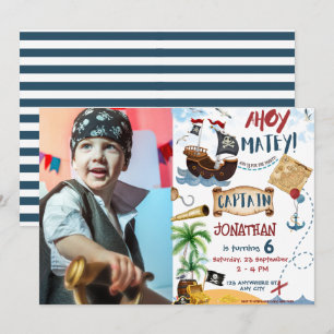Foto van Pirate Birthday Party Kaart