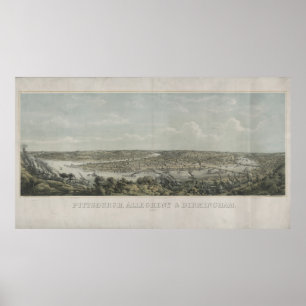 foto van Pittsburgh PA (1871) Poster