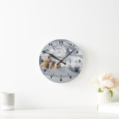 Foto van Polar Beer Cubs Snow Ronde Klok (Huis)