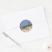 Foto van Ponce Inlet Lighthouse Florida Beach Ronde Sticker (Envelop)