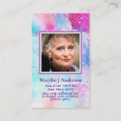 Foto van Prayer Kaarten Memorial Celebration of Li Visitekaartje (Voorkant)