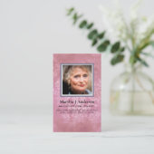 Foto van Prayer Kaarten Memorial Celebration of Li Visitekaartje (Staand voorkant)