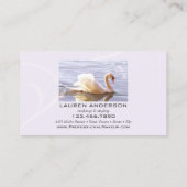 Foto van Professional Beauty Swan Makeup Visitekaartje (Achterkant)
