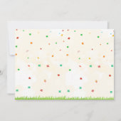 Foto van Pumpkin-Herfst voor verjaardagsuitnodigin Kaart (Achterkant)