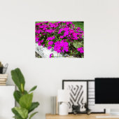 Foto van Purple Flowers in Fayette, MO Poster (Thuiskantoor)