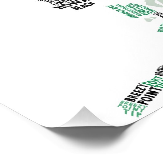 Foto van Queens NY Typografie Afdruk (Hoek)