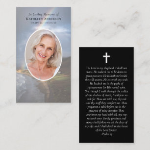 Foto van Rainbow Beach Memorial Prayer Kaart Contactkaartje