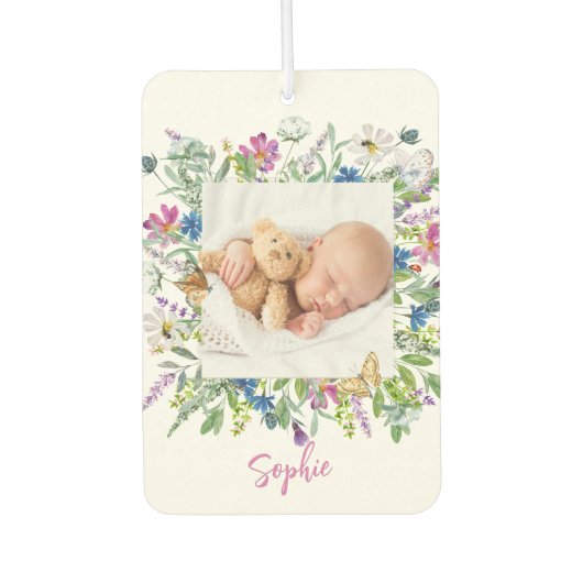 Foto van rand met wilde bloemen  luchtverfrisser (Voorkant)