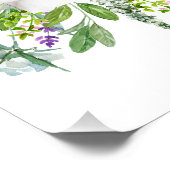 Foto van rand met wilde bloemen  perfect poster (Hoek)