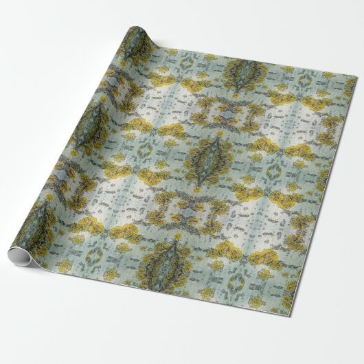 Foto van Real Aspen Tree Bark - Natural Amulet Cadeaupapier (Uitgerold)