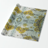 Foto van Real Aspen Tree Bark - Natural Amulet Cadeaupapier (Uitgerold)