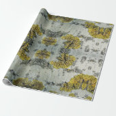 Foto van Real Aspen Tree Bark - Natural Amulet Cadeaupapier (Uitgerold)