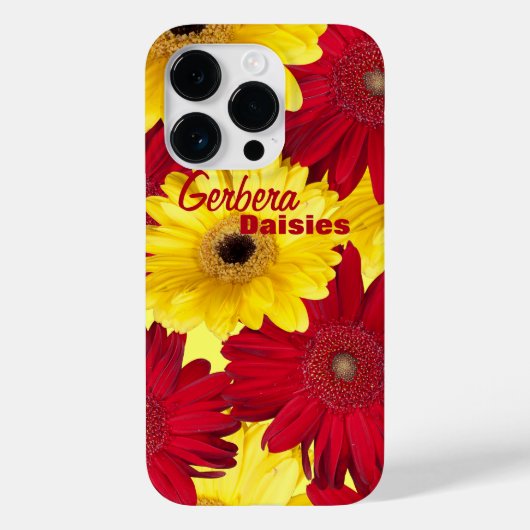 Foto van Red and Yellow Gerber Daisy Case-Mate iPhone Case (Achterkant)