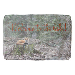 Foto van Red Brown Fox Badmat