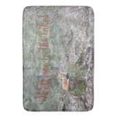 Foto van Red Brown Fox Badmat (Voorkant Verticaal)