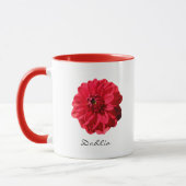 Foto van Red Dahlia Garden Mok (Links)