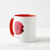 Foto van Red Dahlia Garden Mok (Voorkant links)