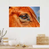 Foto van Red Dun Mare Horse Equine Poster (Keuken)
