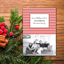 Foto van Red Festive Stripes Holiday