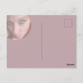 Foto van Red Floral Briefkaart (Achterkant)